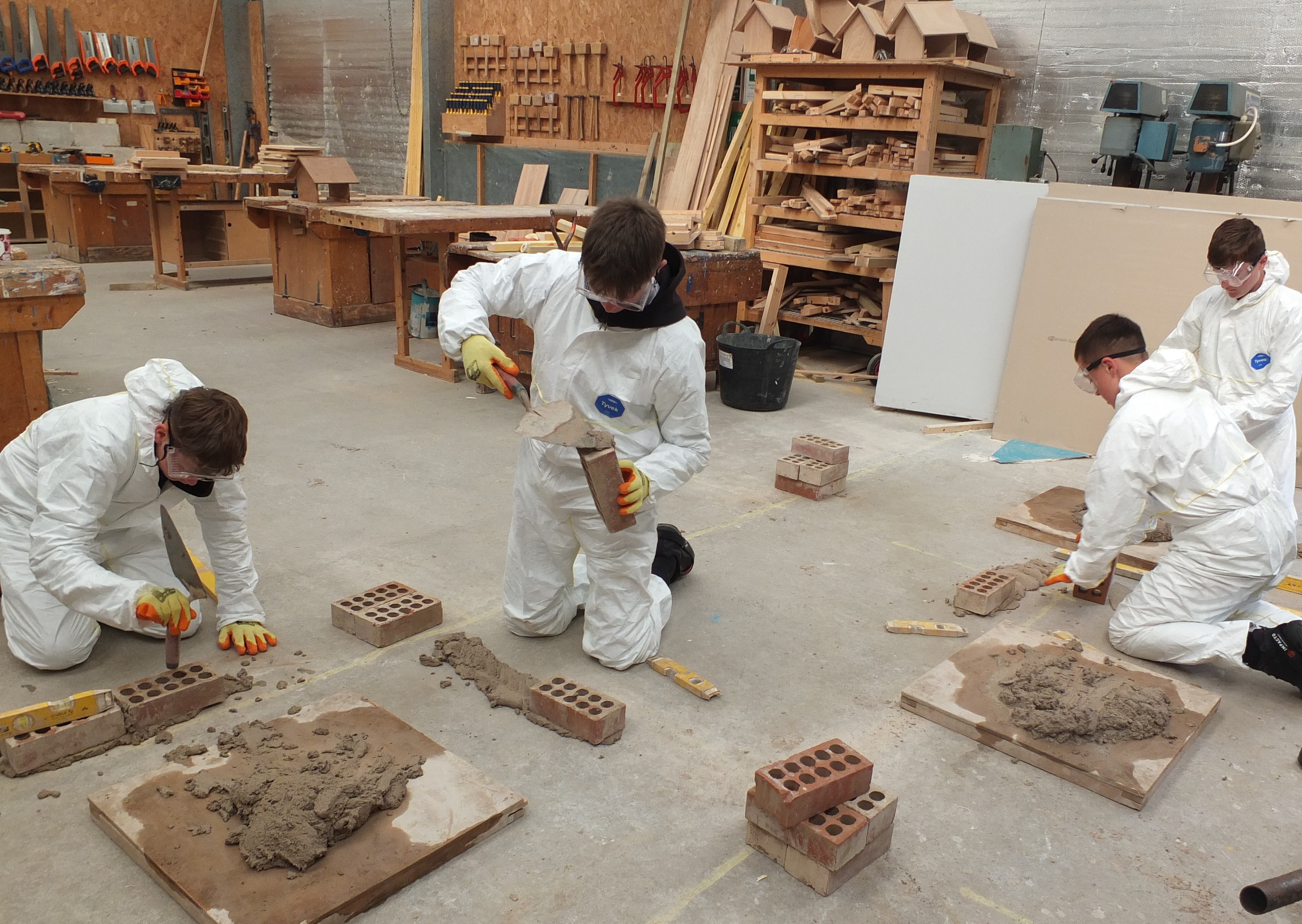 High School pupils build on traditional skills 