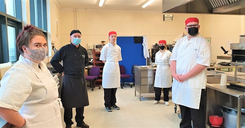 Professional Cookery Students Start their Career in the Kitchen